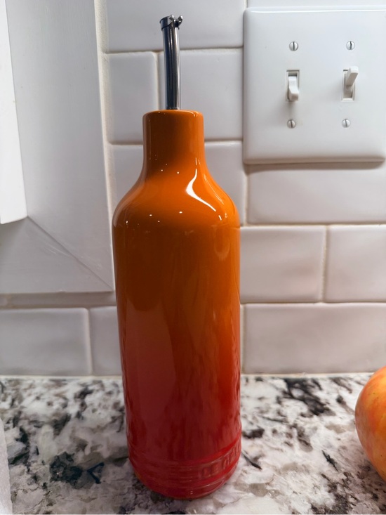 Le Creuset Other - Le Creuset Orange Ombre Olive Oil Dispenser